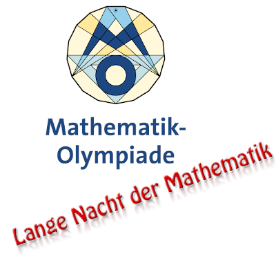Mathematischer November mit den Logos der Mathematik-Olympaide und der Langen Nacht der Mathematik